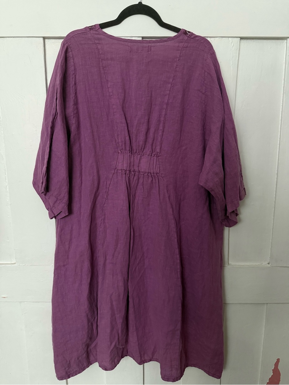 Blue Fish Mauve Floral V-Neck Tunic - Picture 6 of 7